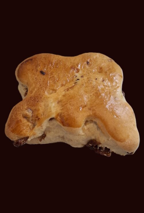 Klaaskoek met rozijntjes